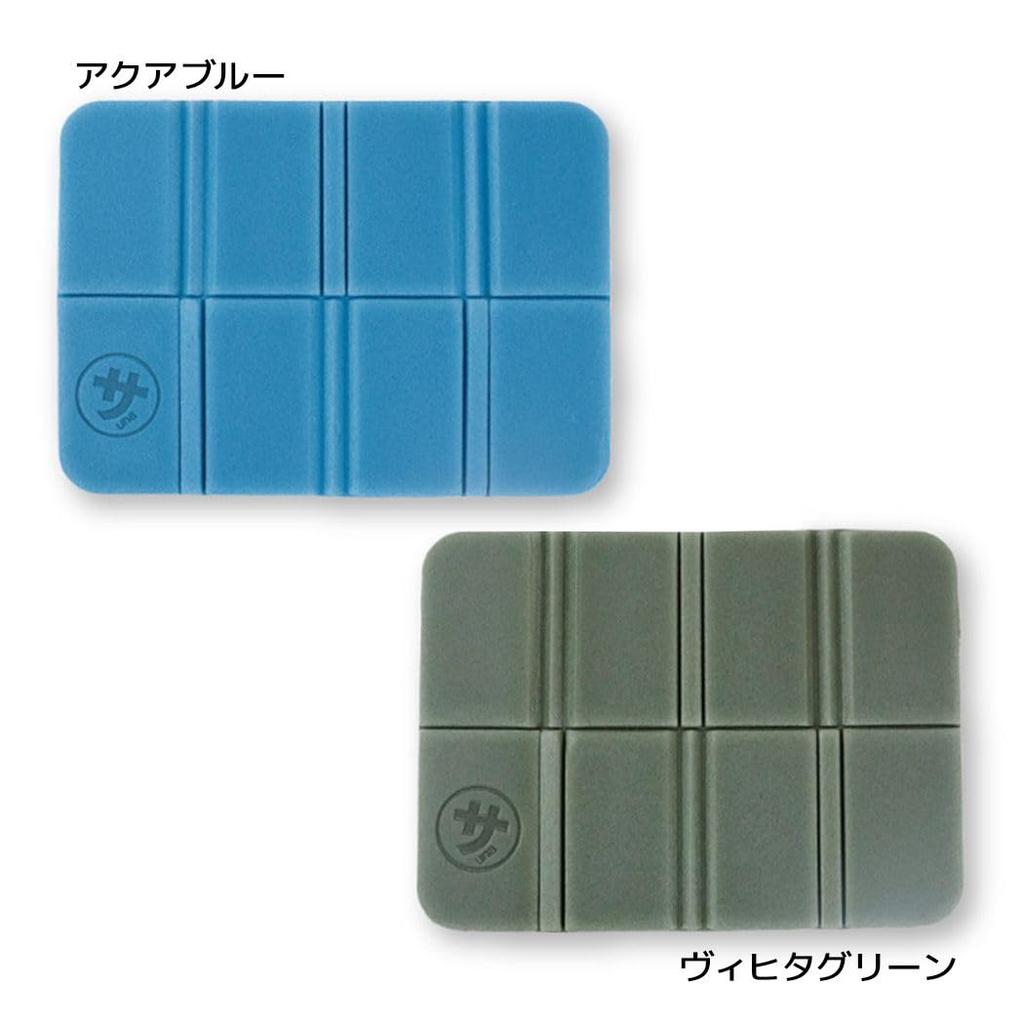 Relax with this comfortable sauna aqua mat, blue.