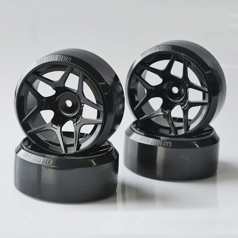

MRC Large diameter tire/wheel set HDPE Inner diameter 54mm 4 pieces (black)