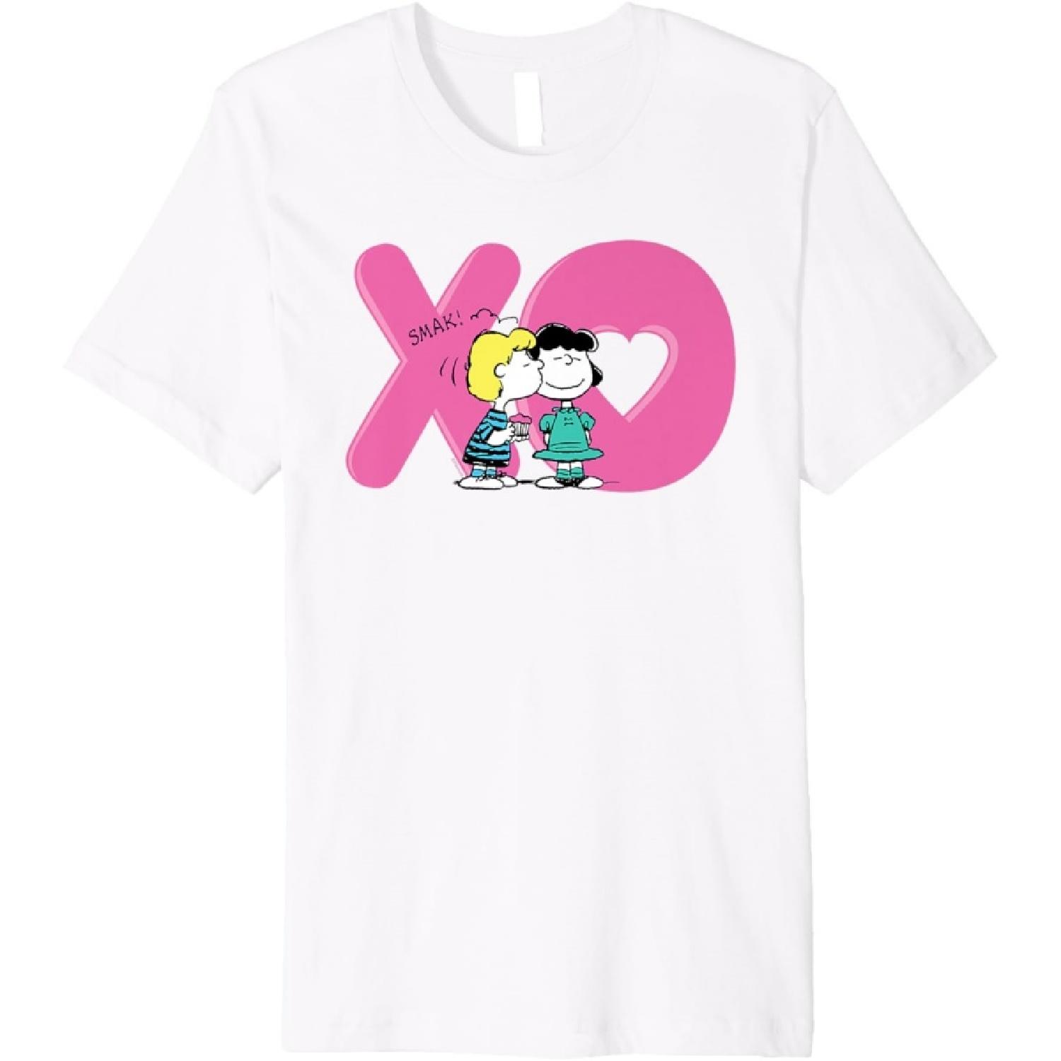 Peanuts - XO Schroeder and Lucy Premium T-Shirt S