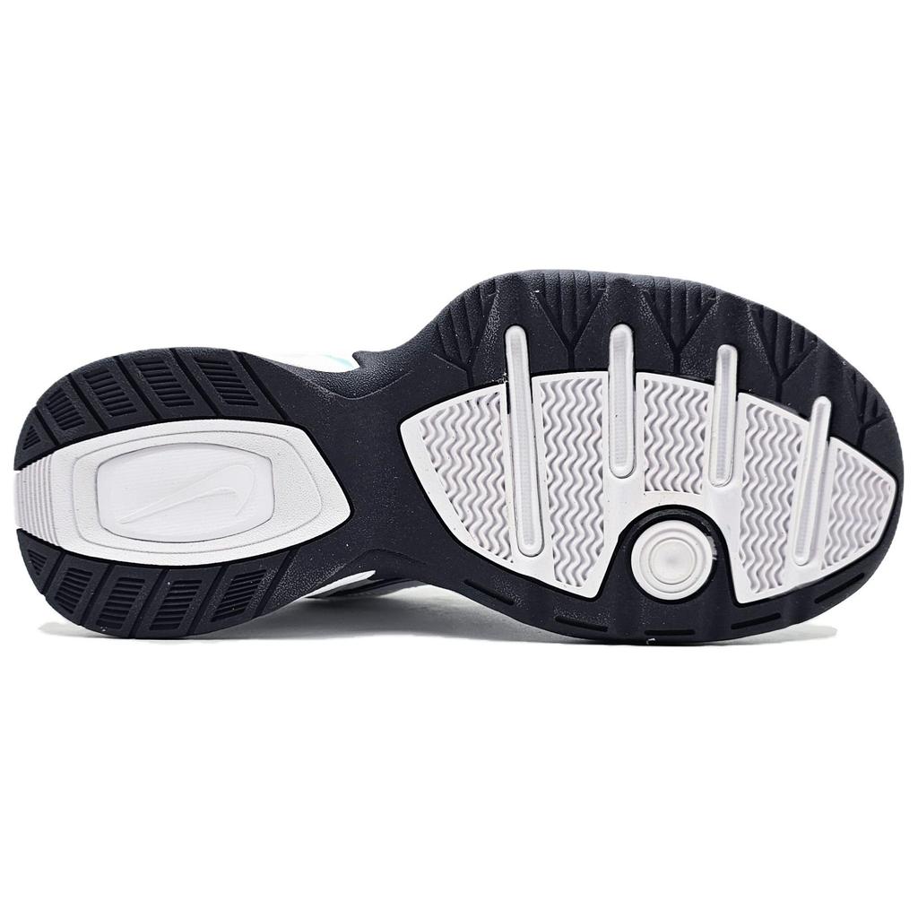 Nike Air Monarch 4 White Navy Synthetic Leather, Artificial Leather 415445-102(Team145-)