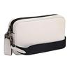 COACH Jayden Cow Leather Shoulder Bag, Crossbody Bag Small Women's Gray Bronze & White CR179-QBCHK
