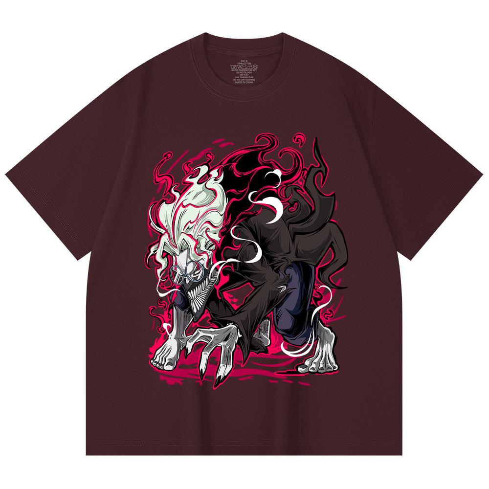 

230 Gsm 100% Cotton Dandadan V39 Okarun Print Unisex Heavy Cotton T Shirt 2XL