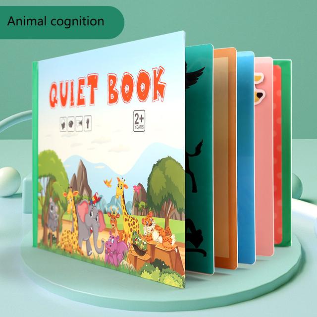 Montessori Toddler Busy Book Learning Activity Quiet Book for Early Education 2-4 Years