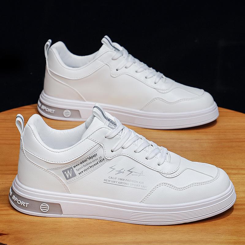 New Versatile Soft Sole White Shoes Korean Sports Casual Shoes New Style Board Shoes Non-slip Wear-resistant Running Shoes