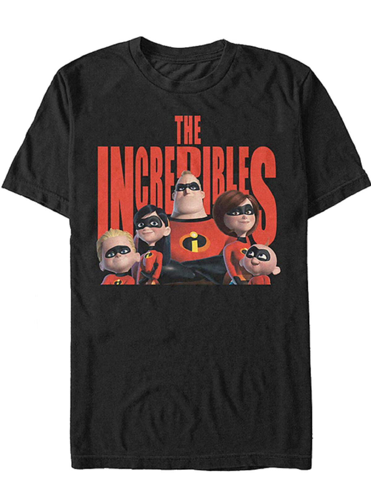 The Incredibles Family Portrait Mens T-shirt Tee NWT L