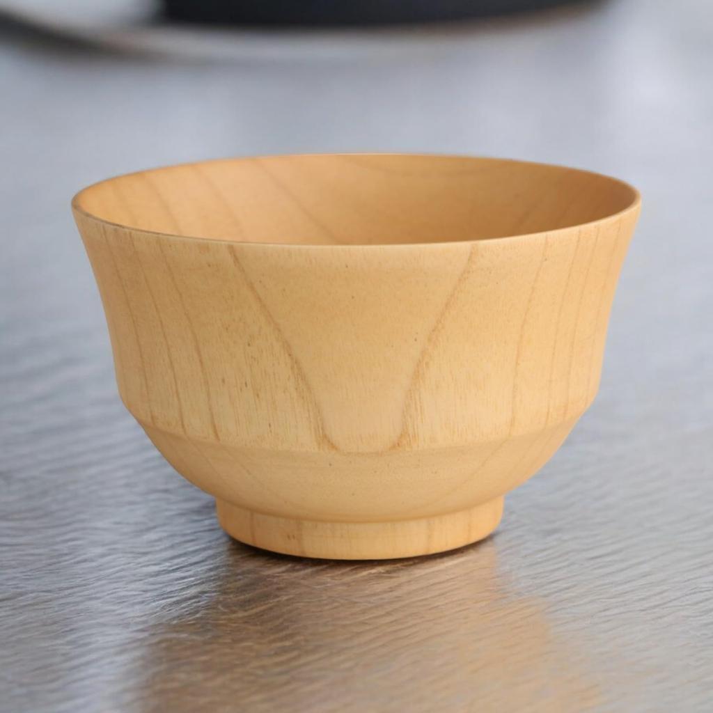 Miso Soup Bowl Wooden Kisai Natural Bowl S X Current Model J-kitchens 10.5cm 6.3cm