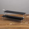 Black Handmade Toy Display Rack 1/2/3/4/5 Layer Ladder Shelf for Building Block Model Doll Office Cosmetics Storage