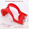 ABS Tape Cutter Convenient Iron Tooth Tape Holder Packaging Machine Tape Seat  Home Office.