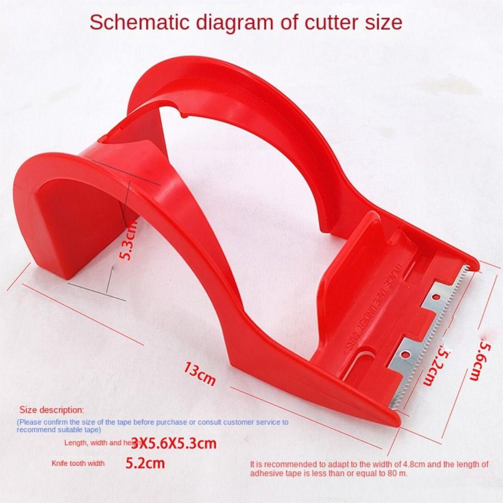 ABS Tape Cutter Convenient Iron Tooth Tape Holder Packaging Machine Tape Seat  Home Office.