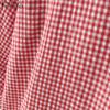 ZANZEA Women Vintage Round Neck 3/4 Sleeves Loose Plaid Blouses