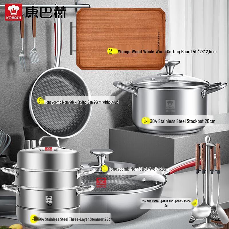 Kobach 6-Piece Non-Stick Cookware Set