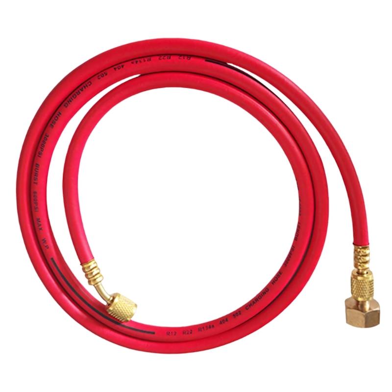 Universal HVAC Service Hose With 3 Color Option HVAC Charging Hose Tube Kit Hose Low Loss Fittings 1M Long
