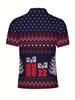 Christmas Print - Men'S Short-Sleeve Polo Shirt - Stylish And Easy Short-Sleeve, Buttoned, Casual Collar Polo Shirt, Fashionable And Versatile,