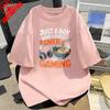 Just A Boy Who Loves RaUnisex and Gaming Printed TShirt Fashion Holiday Fine Food Unisexs Clothing Summer Casual Stlye Otaku Tee