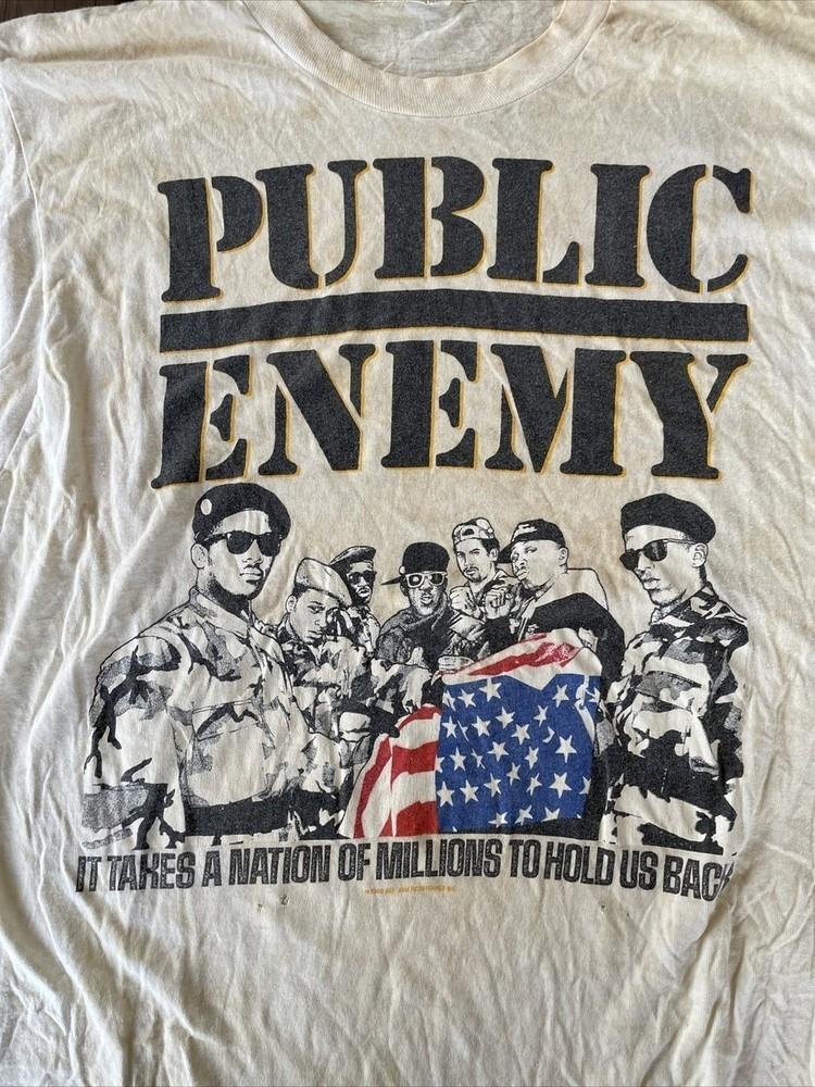 

New Public Enemy Cotton Unisex All Size 21D696 Unisex T-Shirt S
