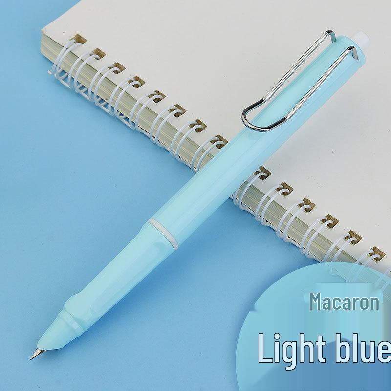 Ergonomic Student Pen with 0.38mm Tip & Replaceable Ink: Ideal for Learning, Calligraphy, and Homework