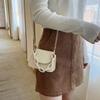 Women Crossbody Bag Small Handbag with Removable Metal Chain Shoulder Strap Crossbody Purse for Phone Lipstick Cards