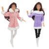1 Set 30cm Puppenkleid Winterkleid Set Puppen ankleiden Puppengeschenk 1:6 Puppenkleid