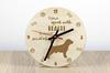 Beagle - clock with dog, wooden clock with engraving, personalised clock by Art-Dog