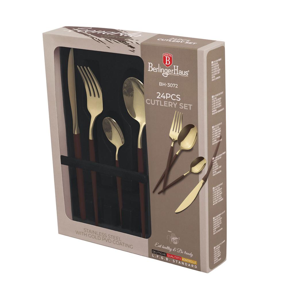 24-Piece Cutlery Berlinger Haus Bh-3072 Leonardo
