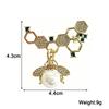 30 Options Women's Brooches Red Black Enamel Heart Shape Crystal Feather Brooch for Clothing Clothes Accessories