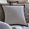 45X45CM Coffee Brown Throw Pillow Cover Simple Elegant Homestay Cushion Cover Decor Home Decorative Pillowcase