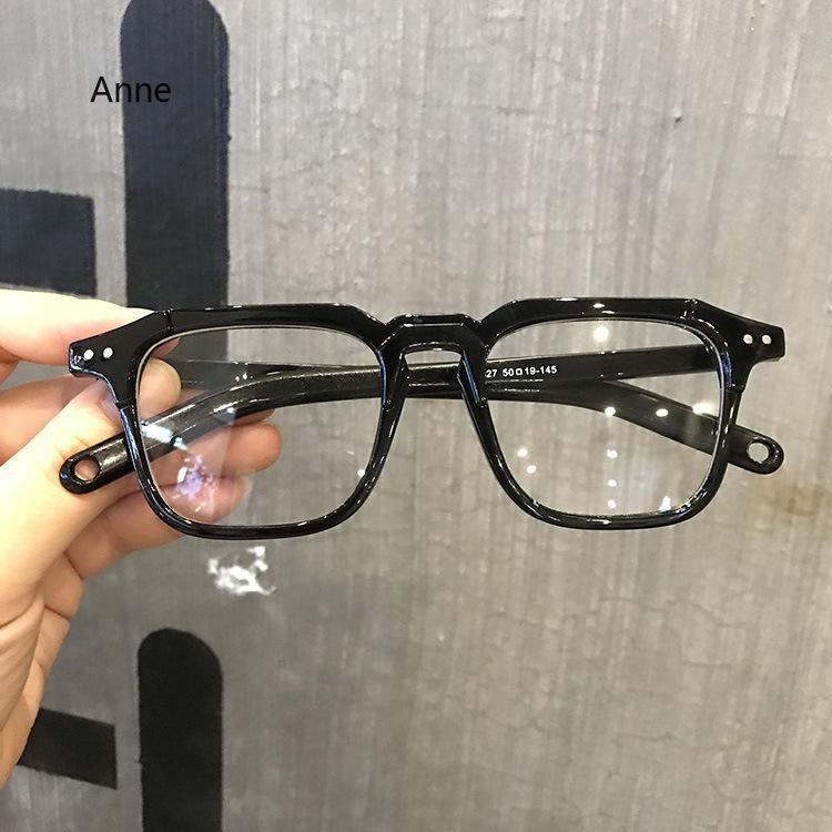 Korean Retro Glasses Frame Women Lovely Ins No Makeup Plain Glasses Men Eyewear Cute Decorative Computer Myopia Glasses