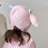 Windproof Toddler Earflap Hat Thermal Cartoon Fluffy Caps Plush Kids Beanie  Cold Outdoor