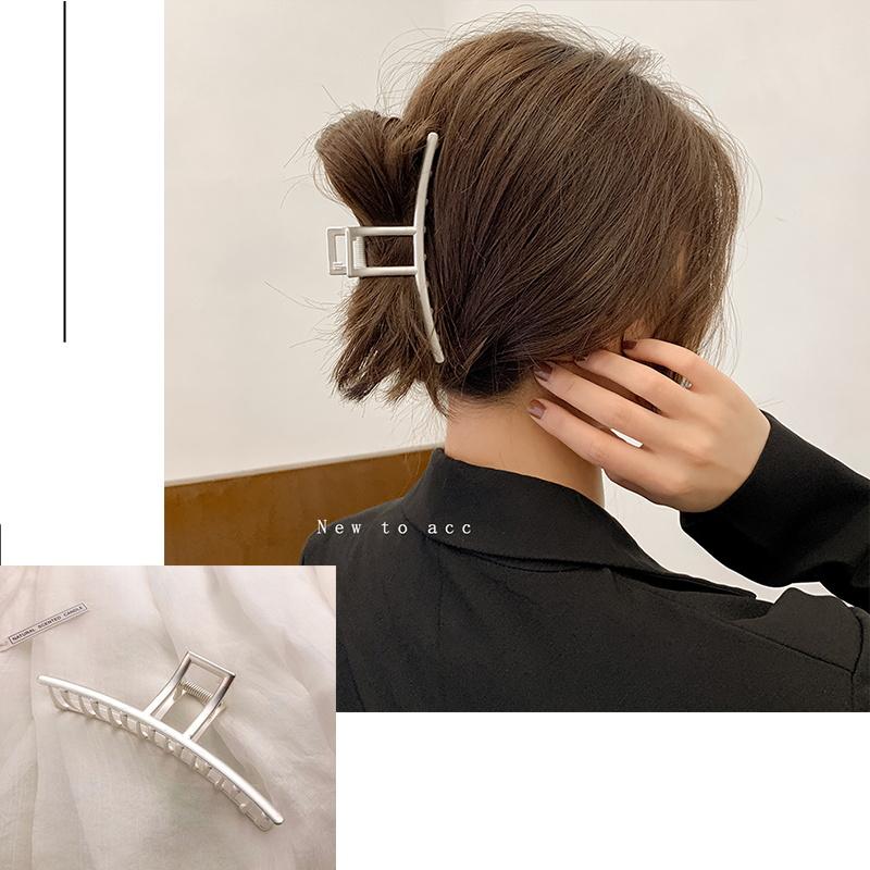 New Metal Claw Clip for Women Gold Geometric Hair Claw Large Size Headband Hairpin Claw Clip Hair Crab Hair Accessories