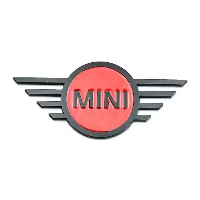 ABS Car Front Head Emblem Rear Sticker Logo for BMW Mini Coopers F54 F55 F56 F57 Refit Replacement Badge Exterior Accessories