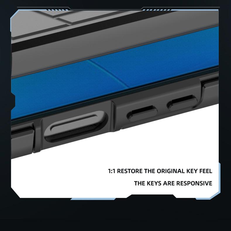 KEYSION Shockproof Armor Case for VIVO Y29 4G Soft Silicone+PC Upright Metal Live Ring Stand Phone Back Cover for VIVO Y29