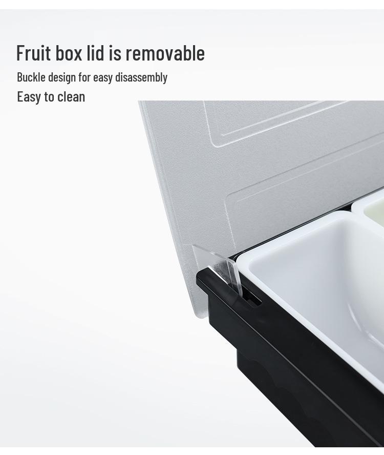 Multifunctional Multi-layer Divided Box with Lid for Fruit Tasting and Ingredient Storage