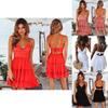Stylish Women Summer Boho Short Mini Dress For Evening Cocktail And Beach Parties