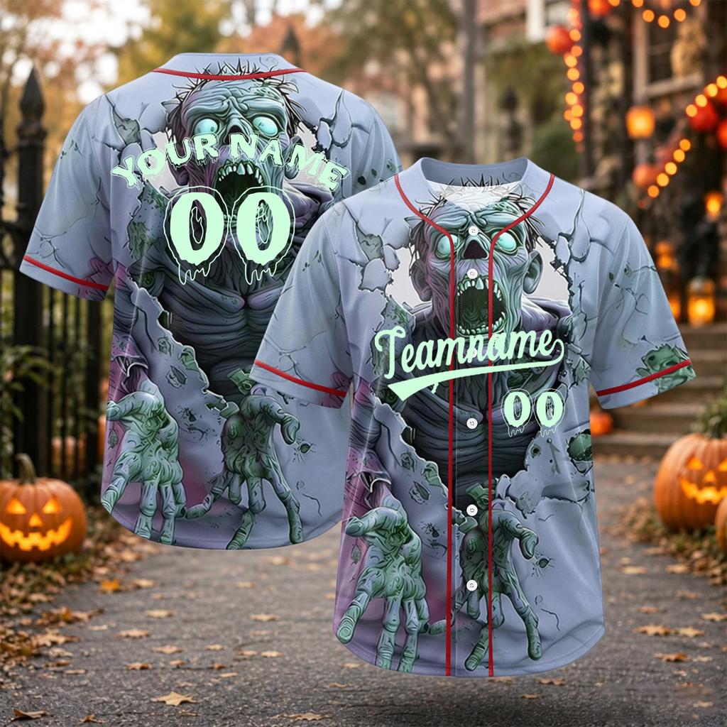 Unisex Adult Youth Halloween Baseball Top for Costume Party