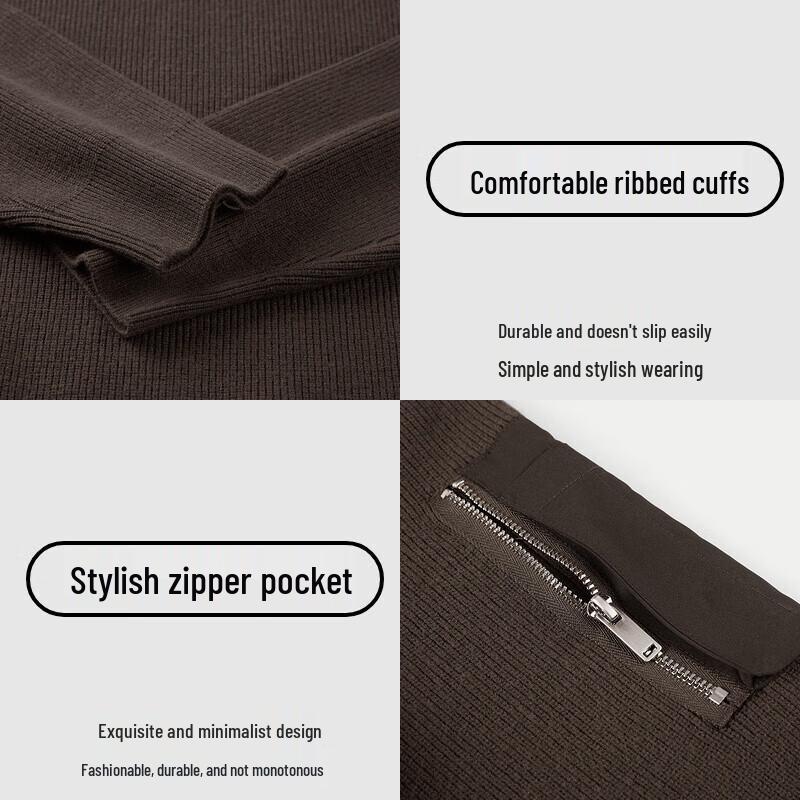 HLA Men's SPORTSDAY Round Neck Knit Sweater