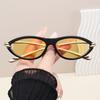 European American Style Women'S Sunglasses Oval Shape Anti-Glare Men Sun Glasses Holiday Travelling Woman Sunglass
