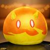 35-60cm Kawaii Genshin Impact Slime Peluş Oyuncak Anemo Hydro Geo Dolgulu Slime Bebek Peluşlar Yastık Yastık Çocuklar İçin Hediyeler