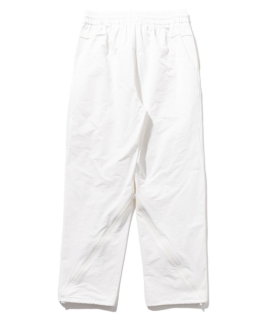 MASSNOUN Strain Mesh-Up Zipper Pants Mftcp003-Wt