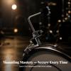 Long-Lasting Bass Drum Hoop Clamp with Mounting Rod Secure Zinc-Alloy