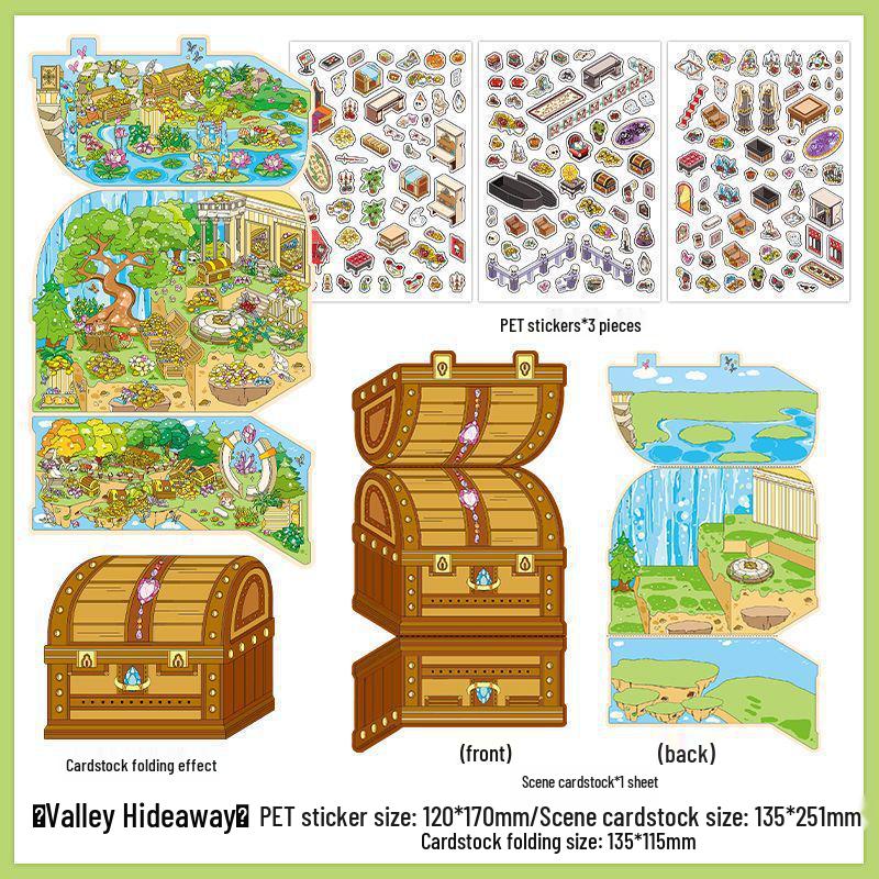 Ink Words Landscaping 3D Stickers: Infeel.Me 20th Edition DIY Fun