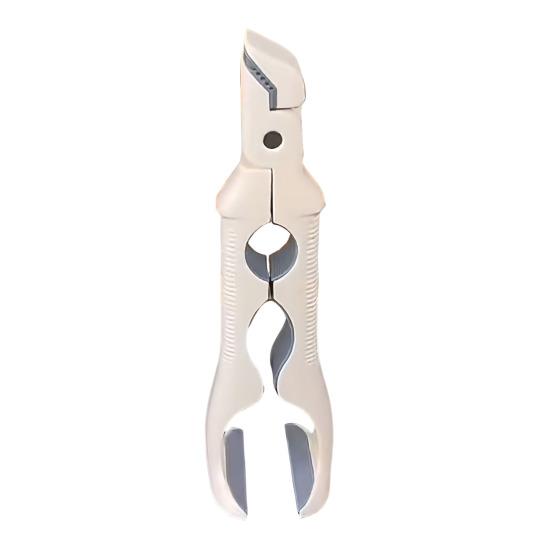 Anti-scald Bowl Clamp 3-in-1 Heat-Resistant Kitchen Tongs with Built-in Jar Opener Multi-angle Hot Plate Gripper Tongs