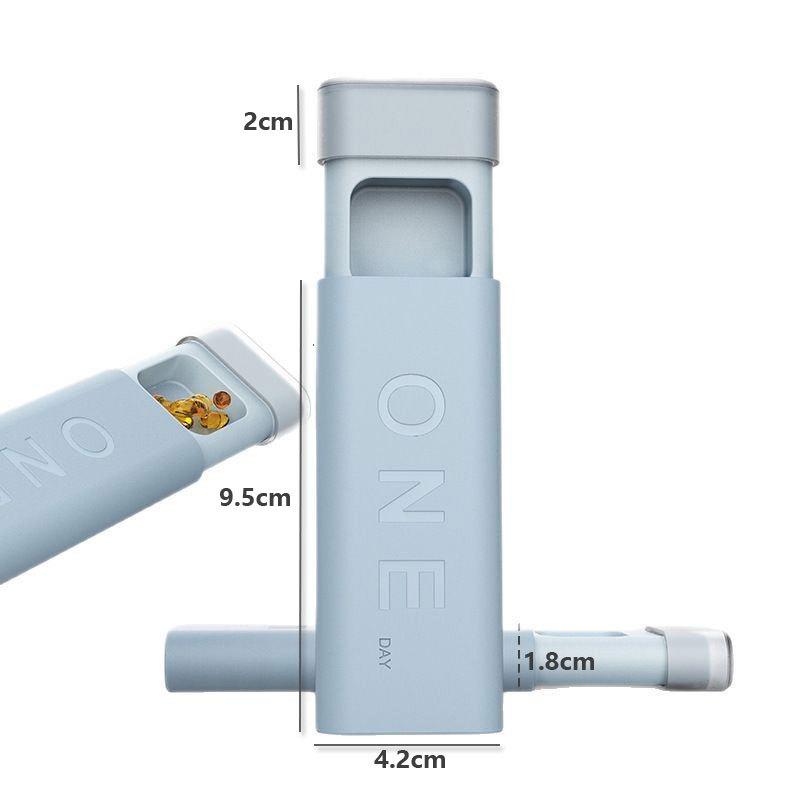 Portable 7-Day Pill Dispenser Box