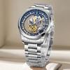LIGE Top Brand Men's Watch Skeleton Quartz Watch Watch Gold Retro Fashion Men's Watch Men's Gift Top Brand Luxury Reloj Hombre