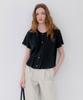 NOTIA Stay Pin Tuck Blouse - Black