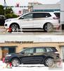 Ford Edge Custom Body Decals: Stylish Waistline Stripes & Color Stickers for Older Models
