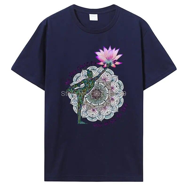 Rainbow Beautiful Mandala Tričko s grafickým potiskem Dámské Unisex tričko Cool Ležérní Bavlna Tričko s krátkým rukávem Harajuku Streetwear