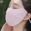 Color Outdoor Hiking Hanging Ear Type For Women Sunscreen Mask Ice Silk Mask Face Scarf Face Cover