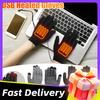 Winter Warm USB Heated Knitted Gloves Thermal Touch Screen Gloves Men Women Outddor Windproof Running Skiing Cycling Mittens