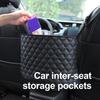 Large Capacity Car Seat Back Middle Organizer Elastic Storage Bag Holder Pouch