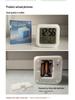 LED Seven-Color Luminous Square Alarm Clock - Creative Gift